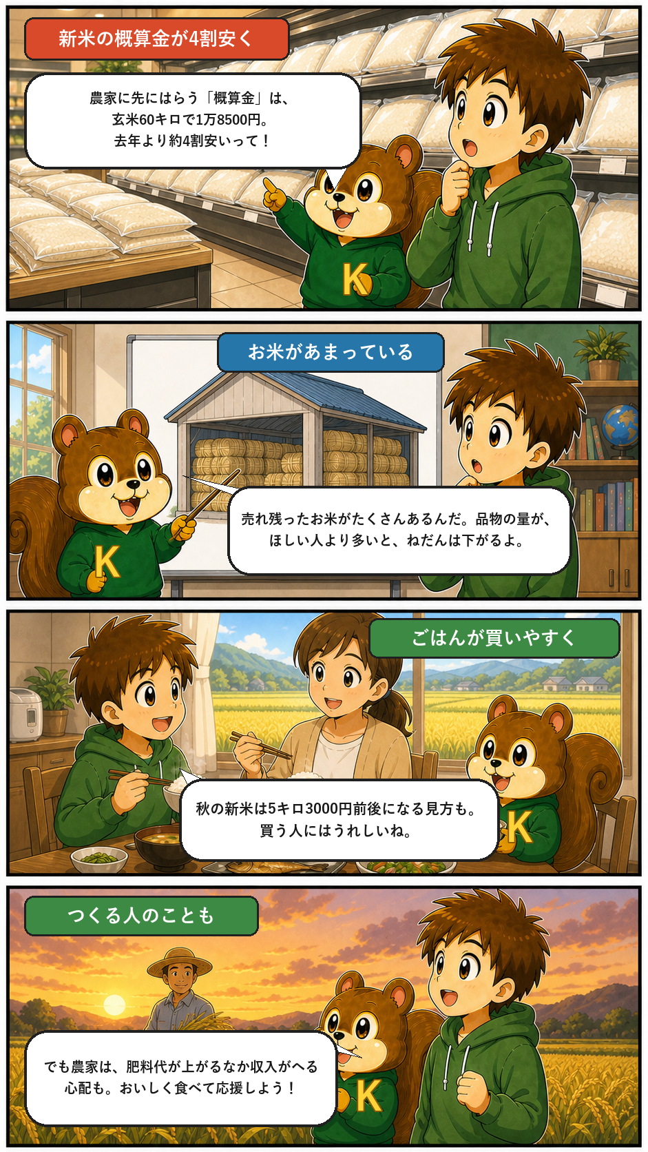 きのうのトップニュースを4コマまんがで解説