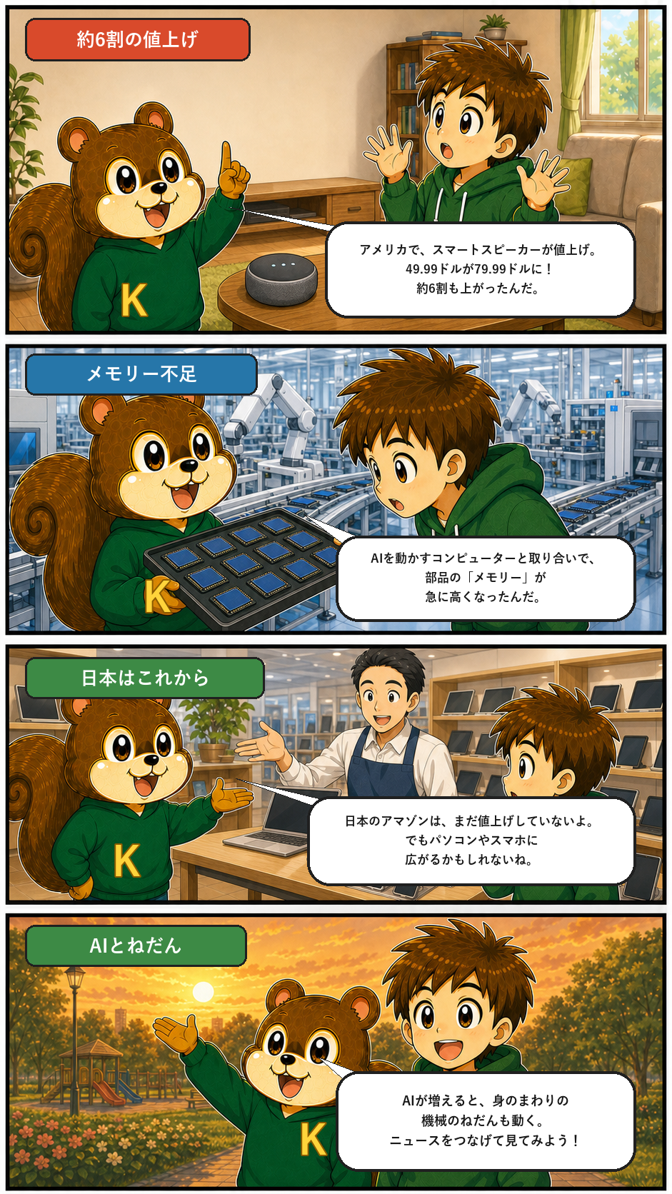 きのうのトップニュースを4コマまんがで解説