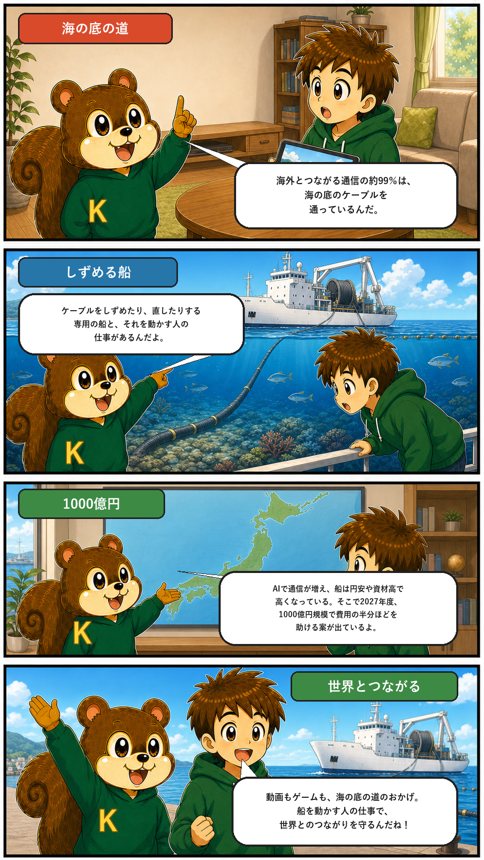 きのうのトップニュースを4コマまんがで解説