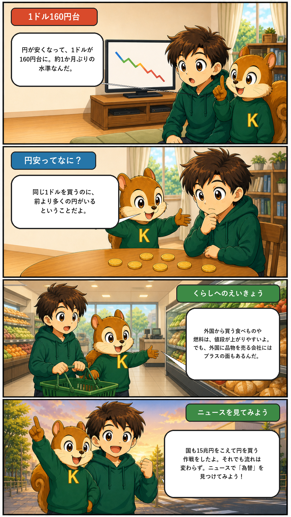 きのうのトップニュースを4コマまんがで解説