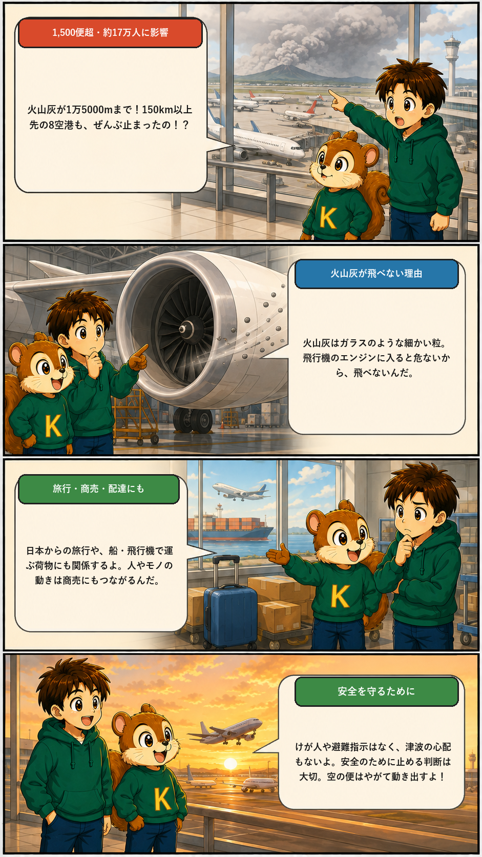 きのうのトップニュースを4コマまんがで解説
