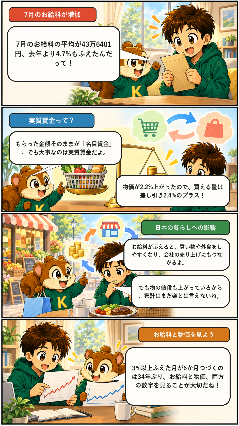 きのうのトップニュースを4コマまんがで解説