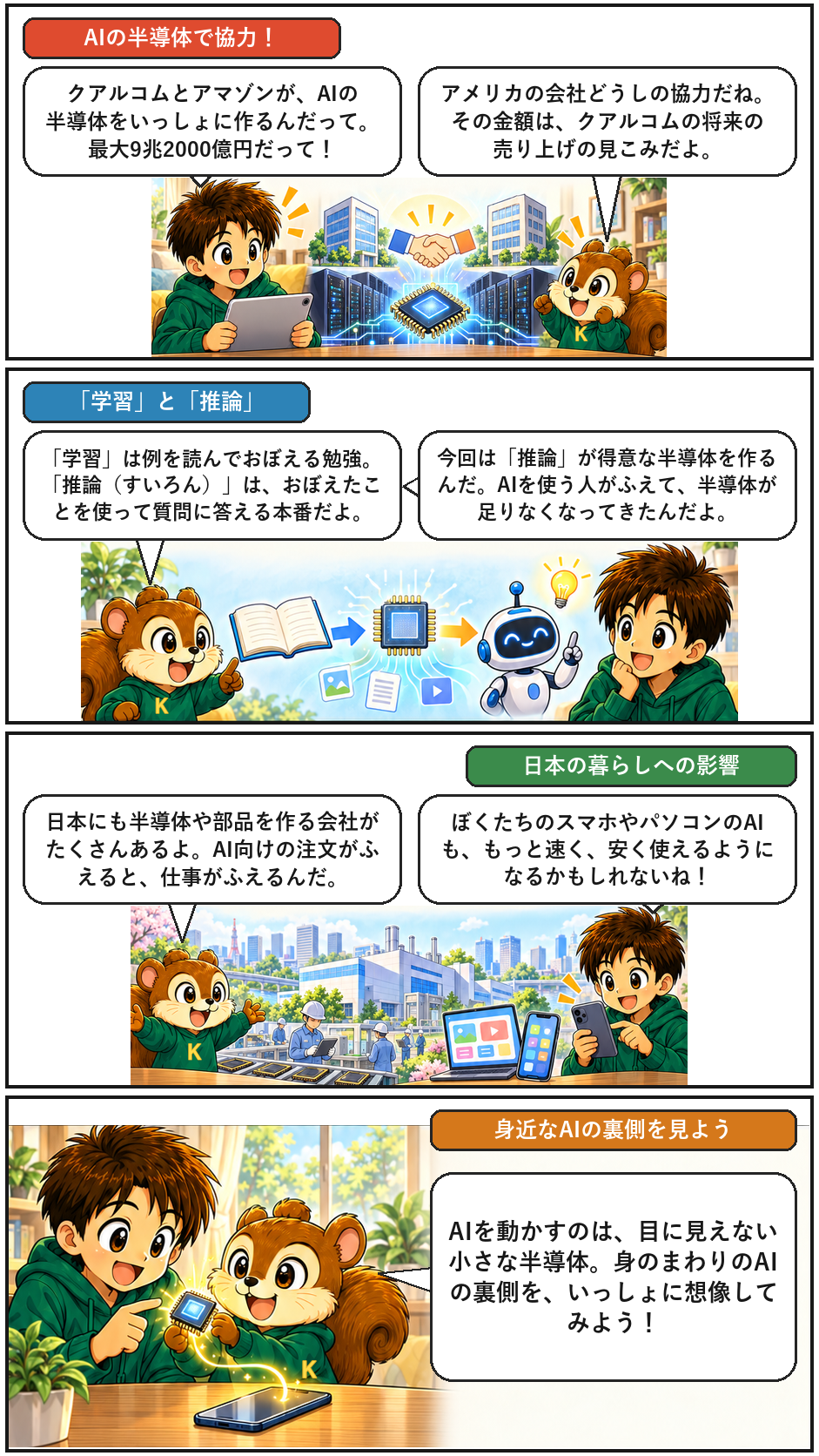 きのうのトップニュースを4コマまんがで解説