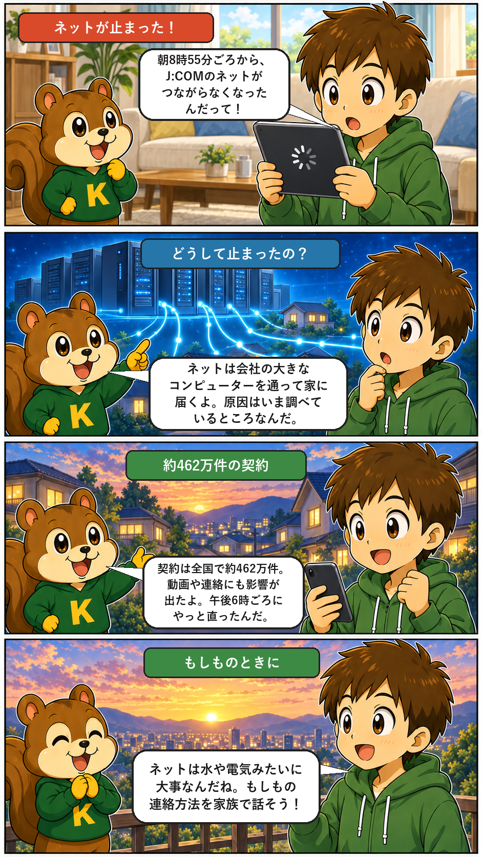 きのうのトップニュースを4コマまんがで解説