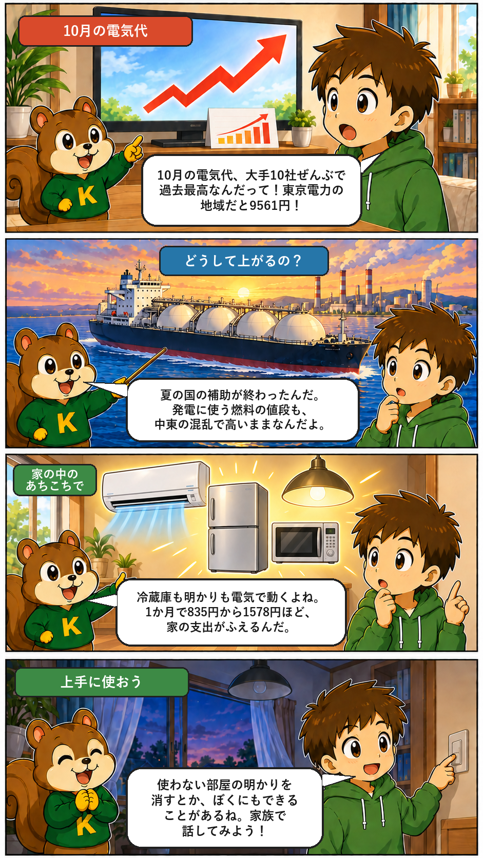 きのうのトップニュースを4コマまんがで解説