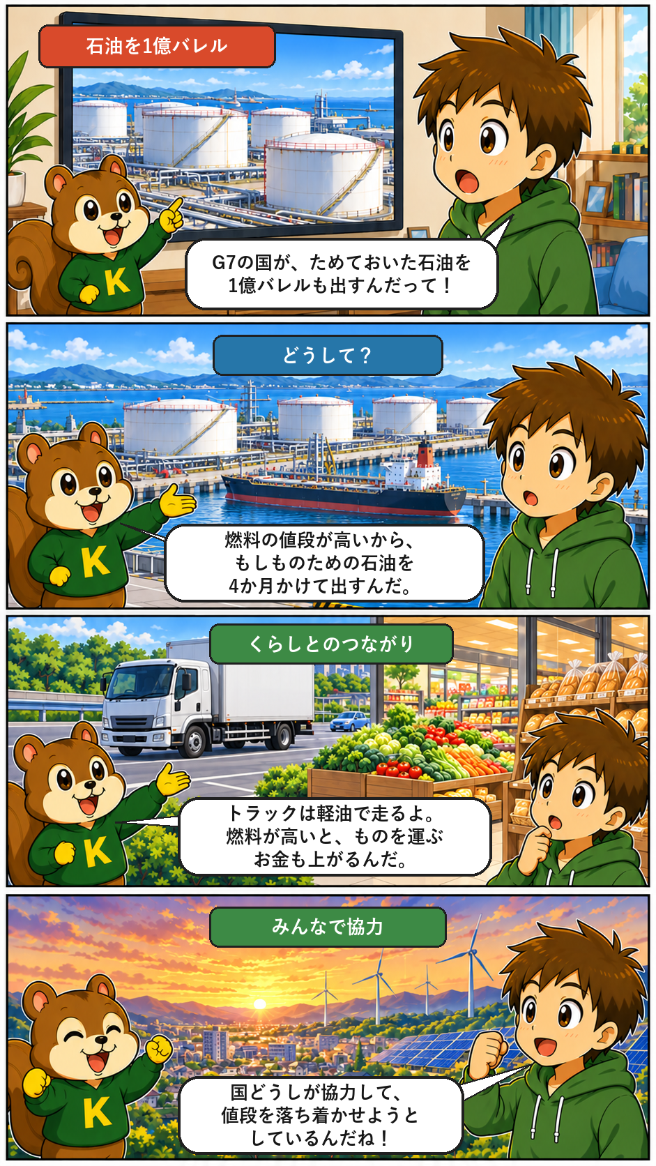 きのうのトップニュースを4コマまんがで解説