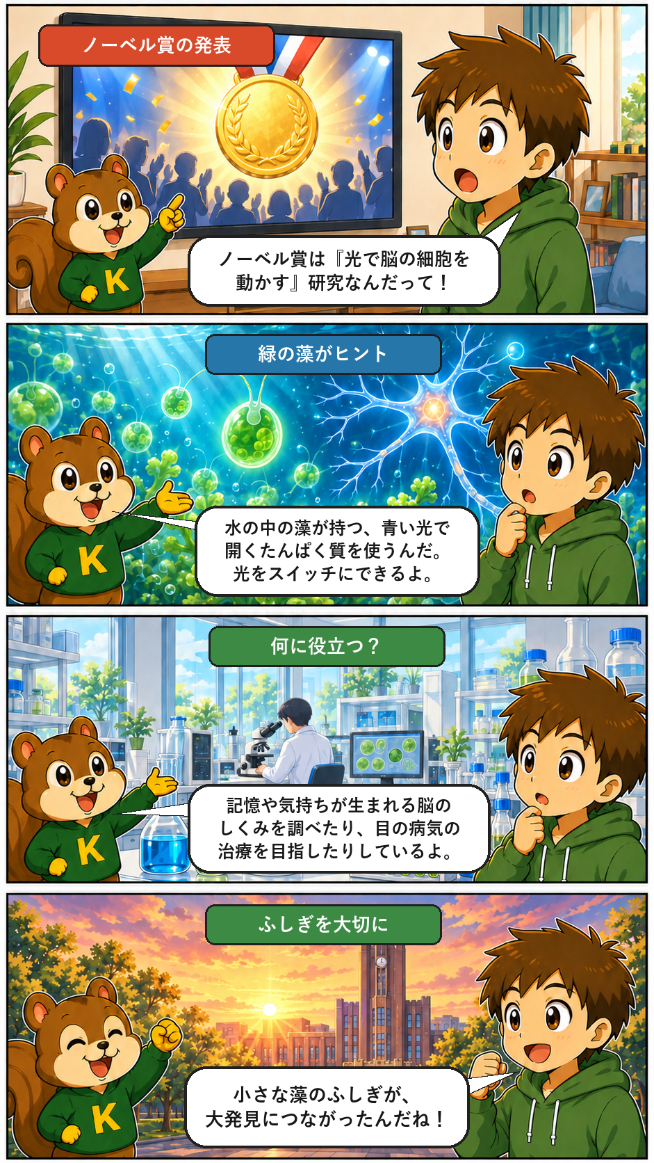 きのうのトップニュースを4コマまんがで解説