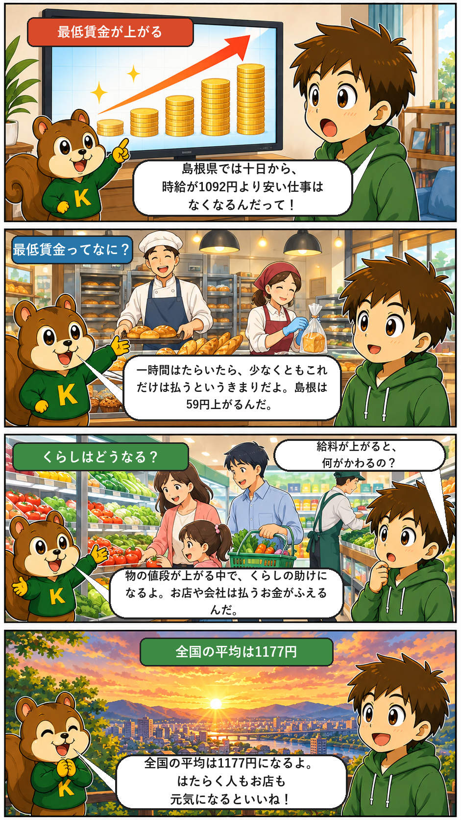 きのうのトップニュースを4コマまんがで解説