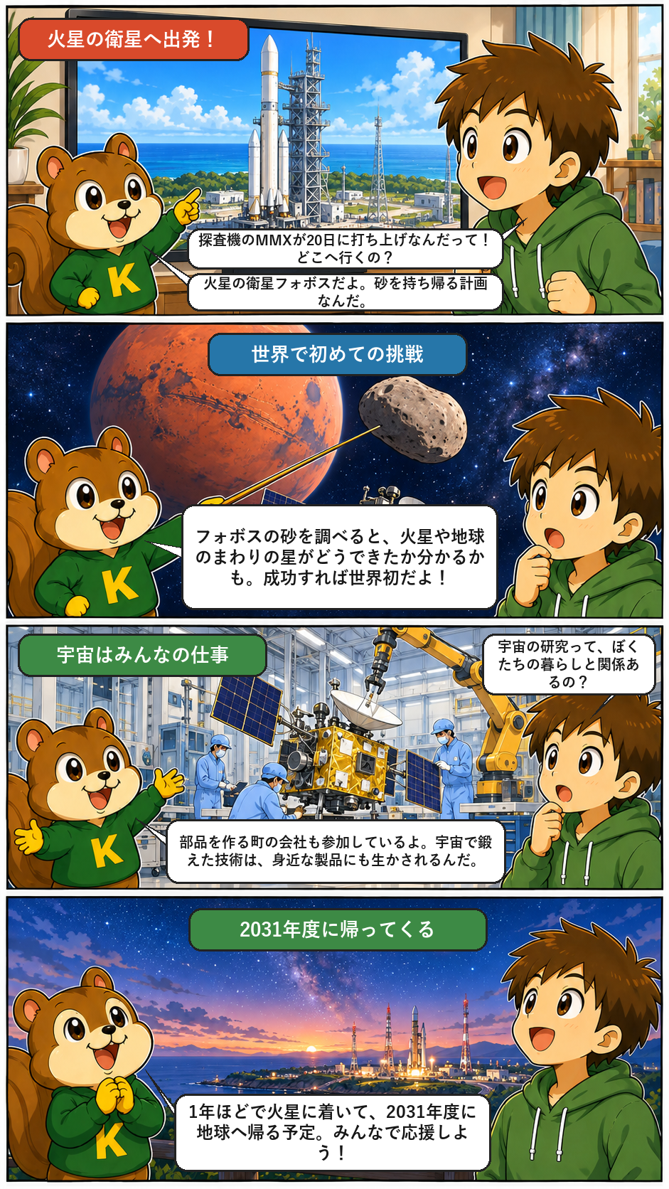 きのうのトップニュースを4コマまんがで解説