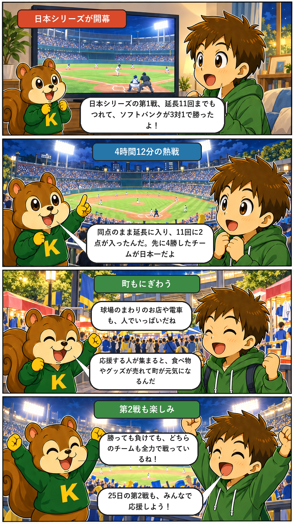 きのうのトップニュースを4コマまんがで解説