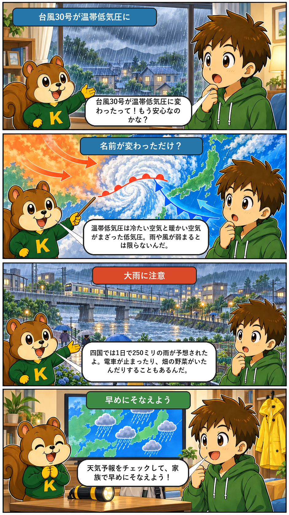 きのうのトップニュースを4コマまんがで解説